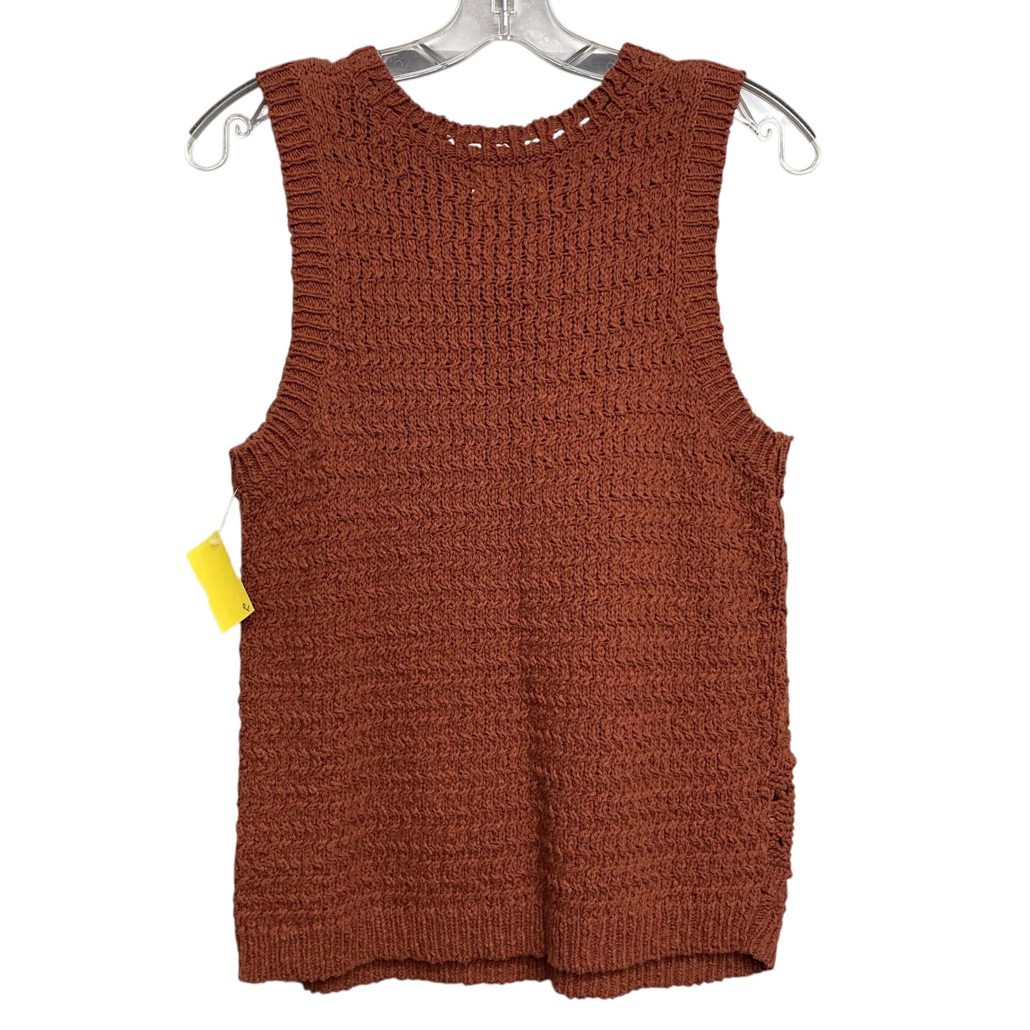 Vest Sweater By Universal Thread In Brown, Size:S