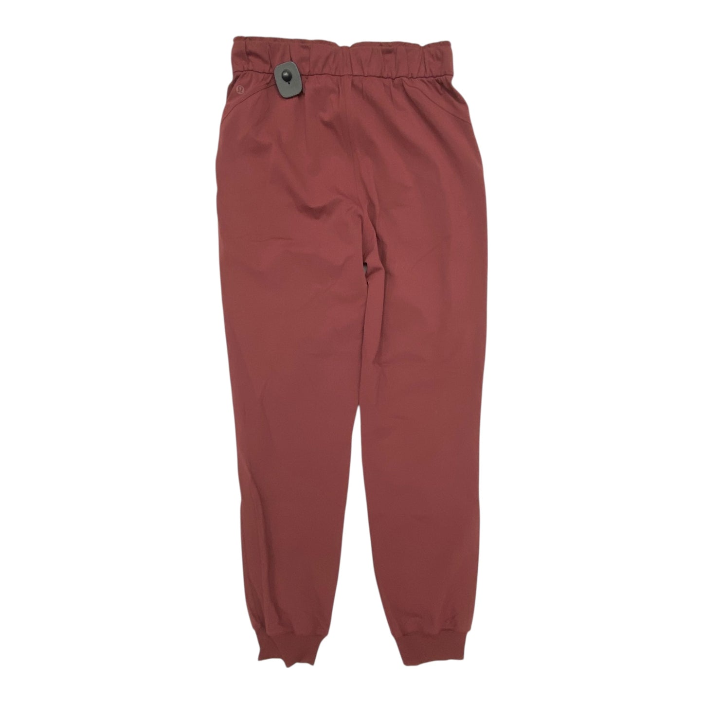 Athletic Pants By Lululemon In Red, Size:6
