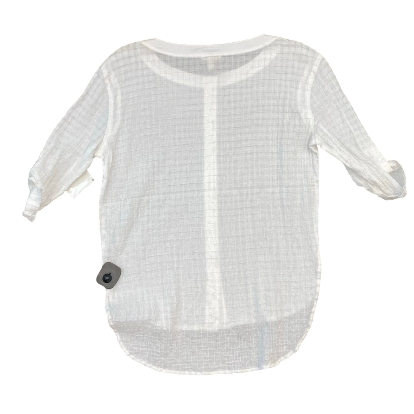 Top Ls Designer By Eileen Fisher In White, Size:Sp
