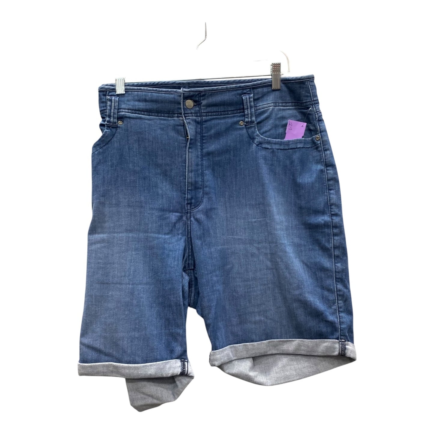 Shorts By Not Your Daughters Jeans In Blue Denim, Size:20