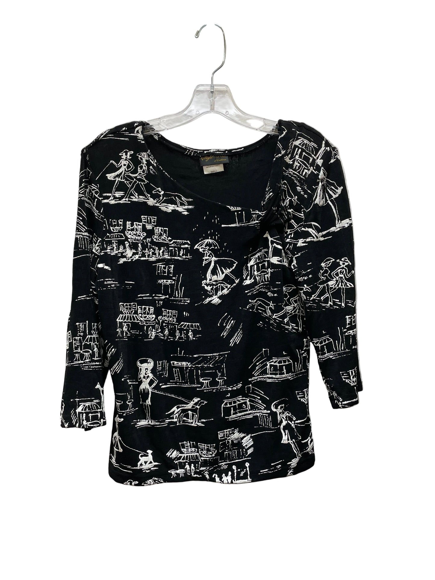 Top Ls Basic By Style Rite In Black, Size:S