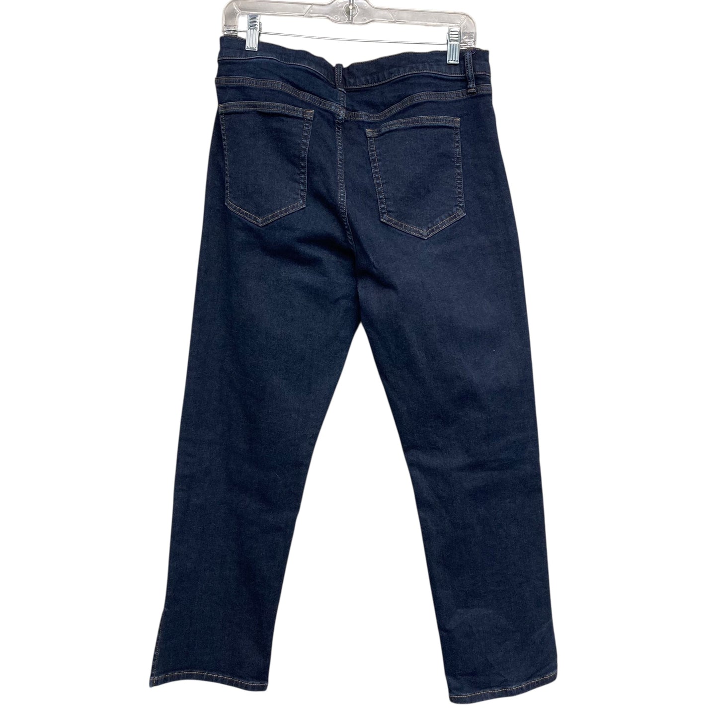 Jeans Cropped By Banana Republic In Blue Denim, Size:12