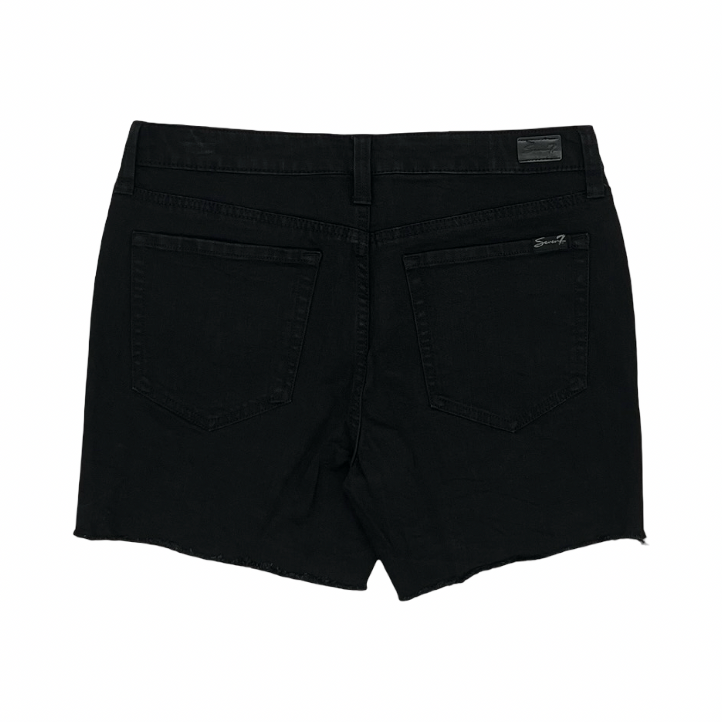 Shorts By Seven 7 In Black Denim, Size:8