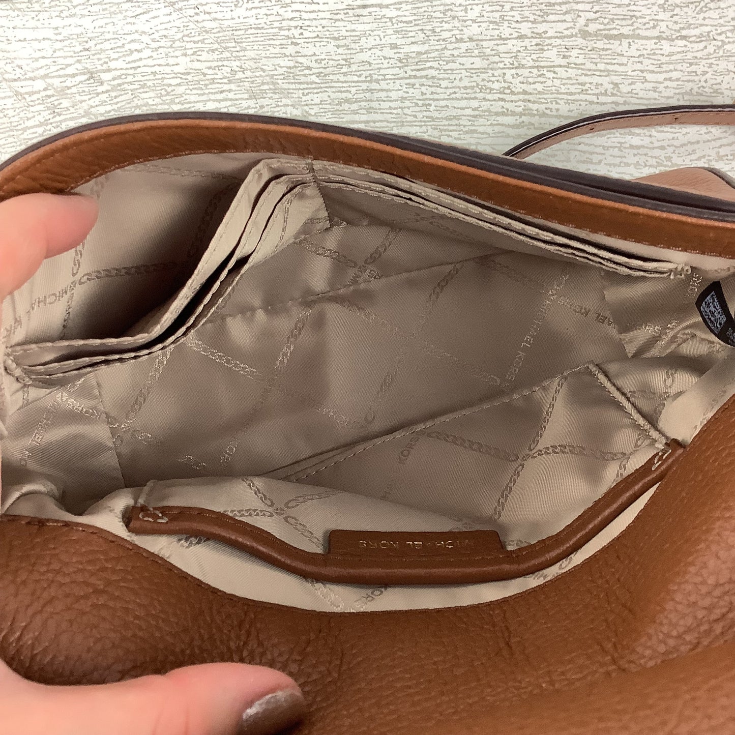 Crossbody Designer By Michael Kors, Size: Medium