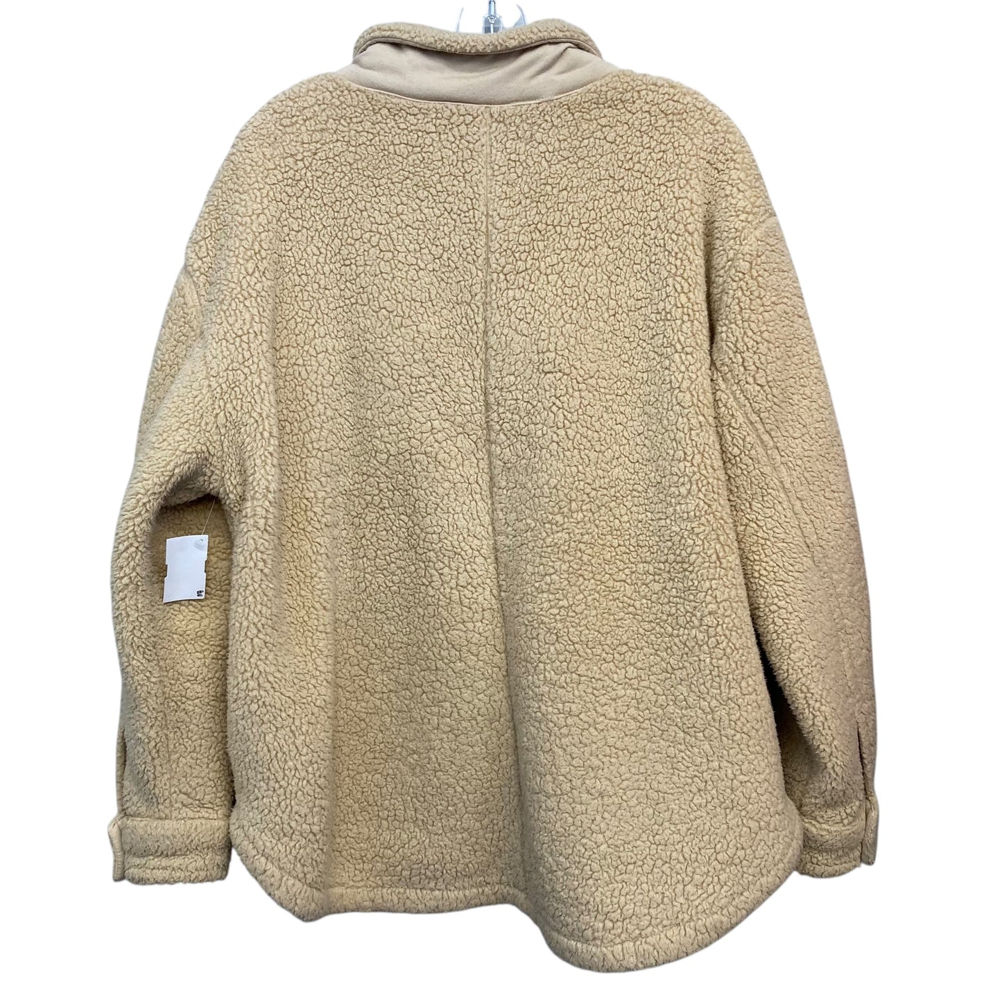 Jacket Shirt By Aeropostale In Tan, Size:L