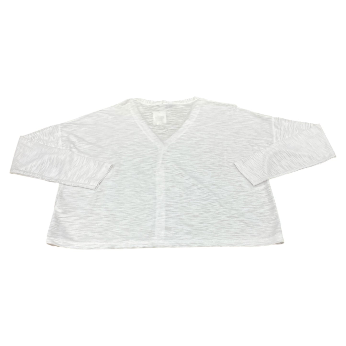 Sweater Cardigan By Bobi In White, Size:Xl