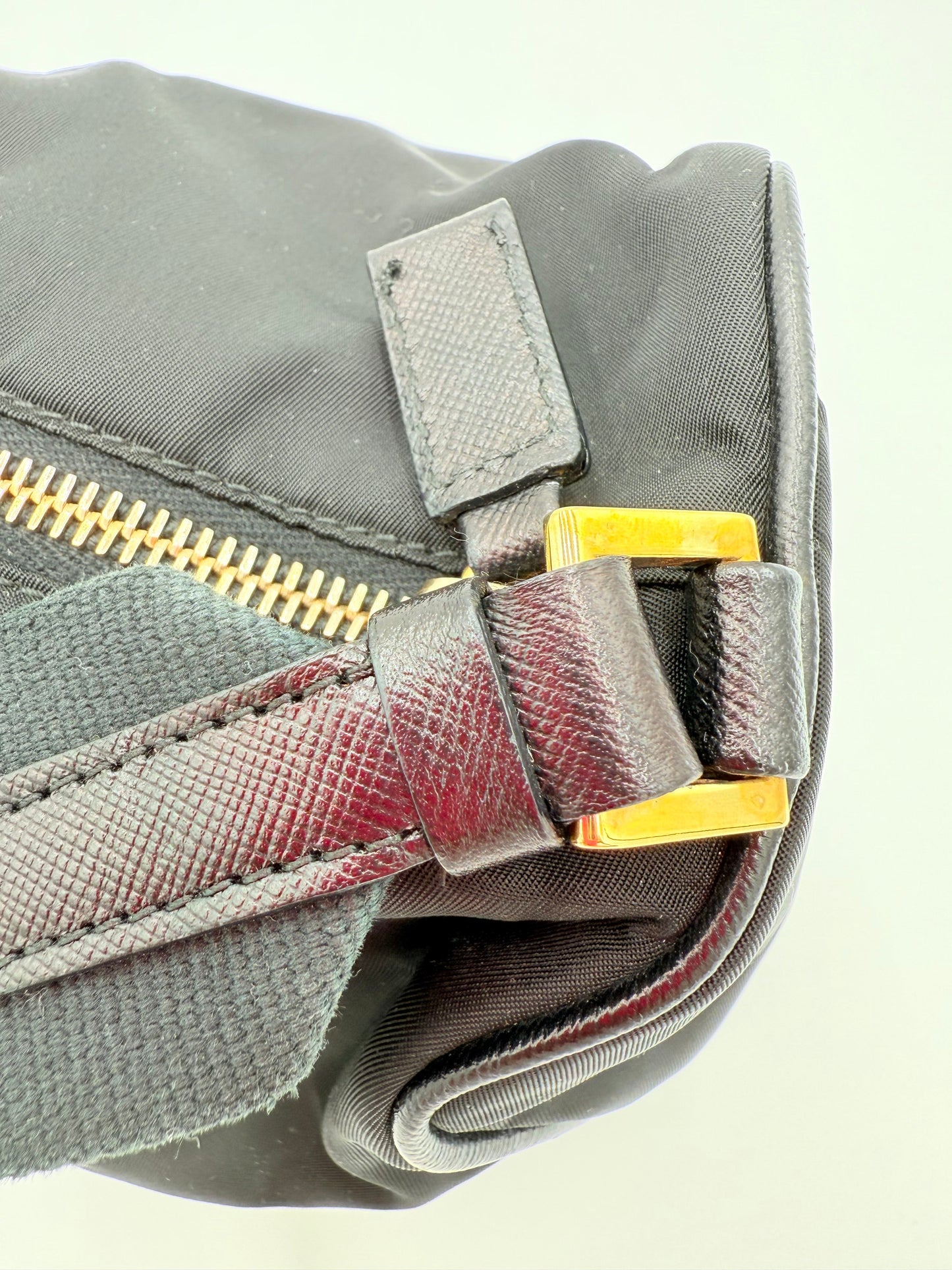 Handbag Luxury Designer By Prada In Black, Size:Small