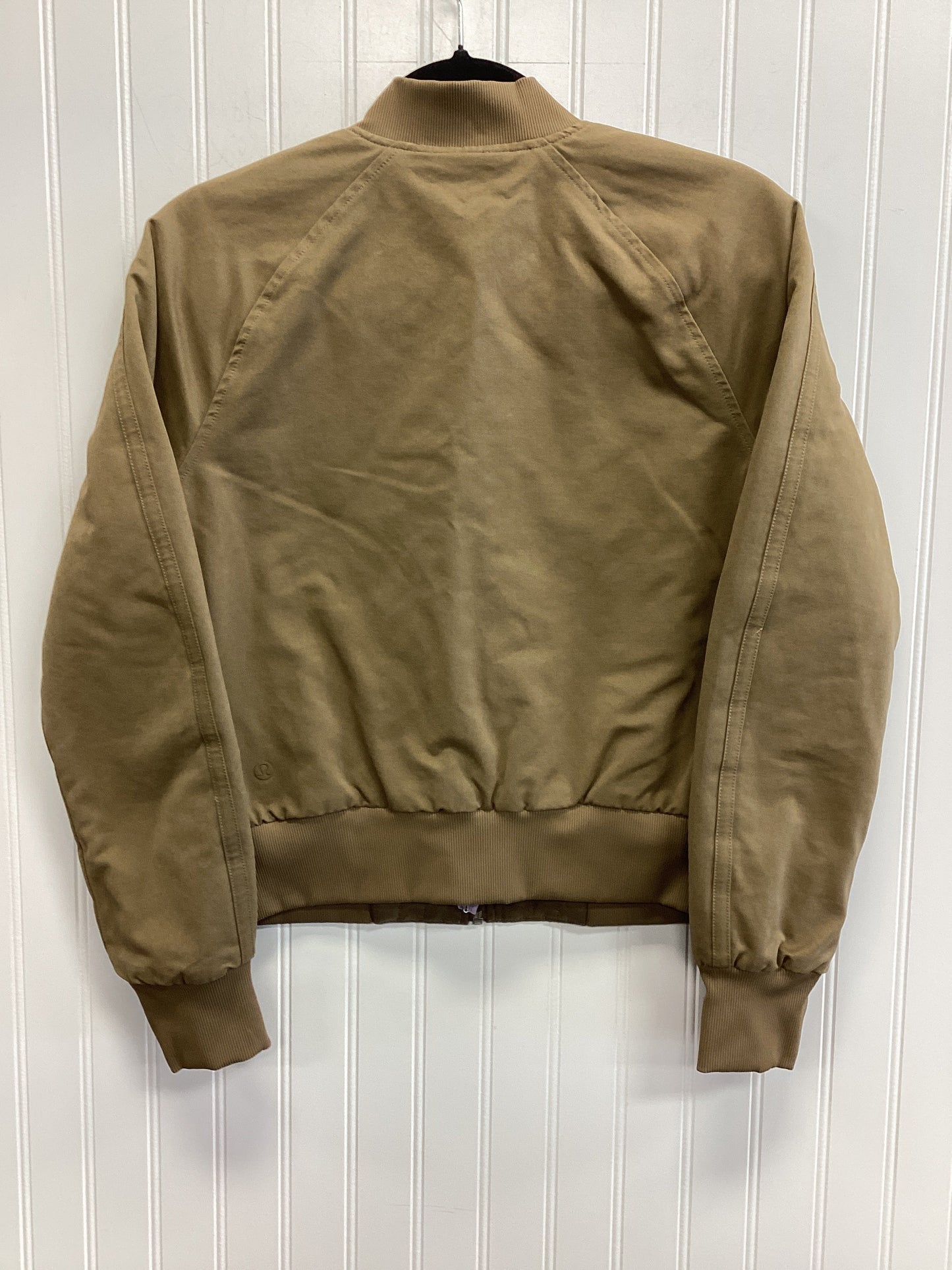 Jacket Moto By Lululemon In Tan, Size:Xs