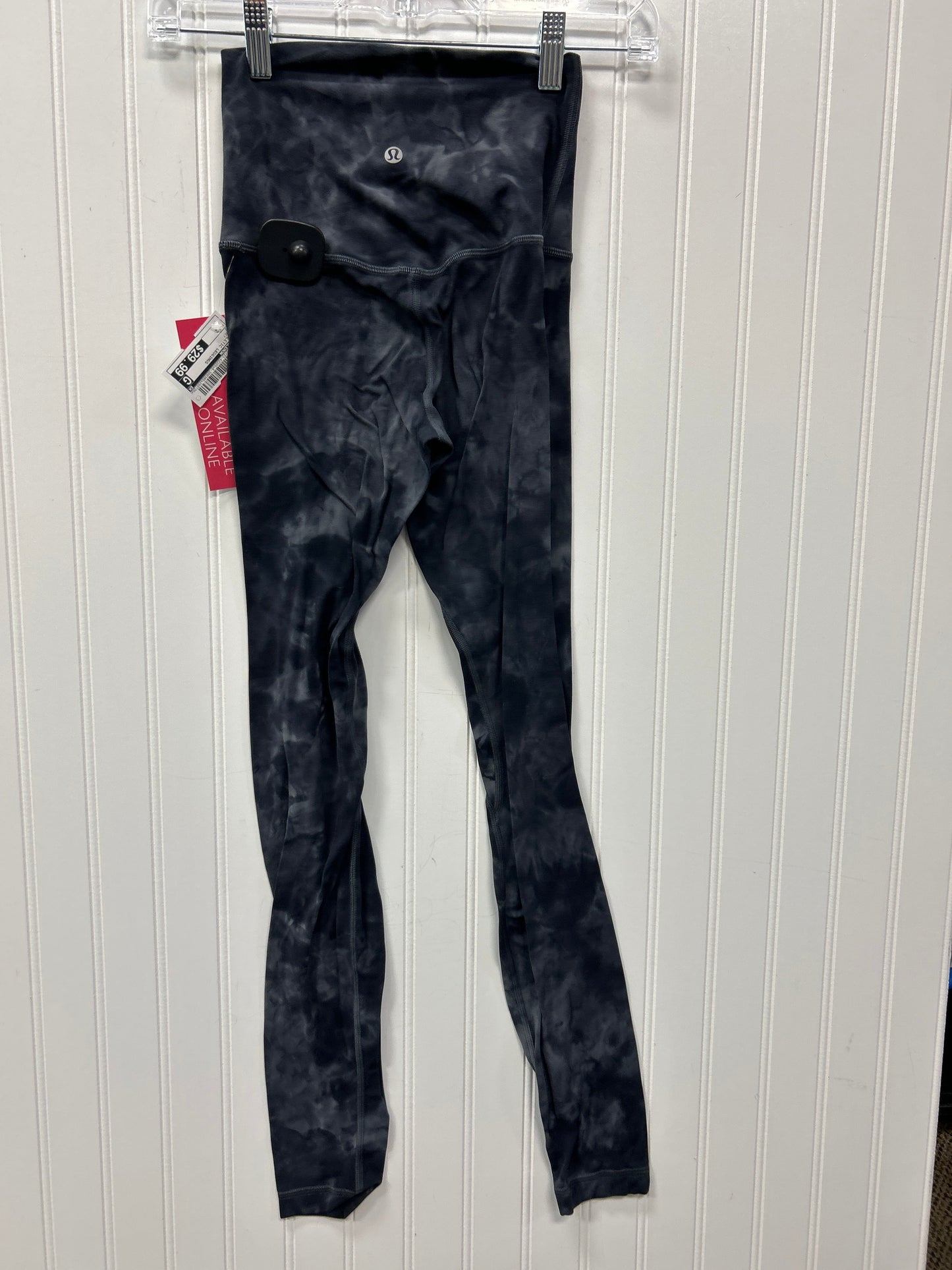 Athletic Leggings By Lululemon In Grey, Size:2