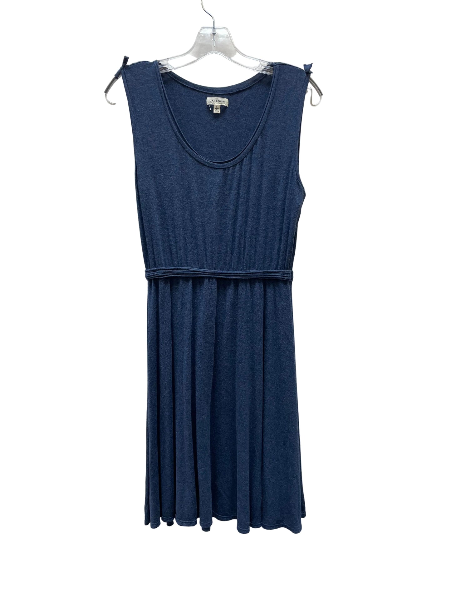 Dress Casual Short By Max Studio In Blue, Size:L