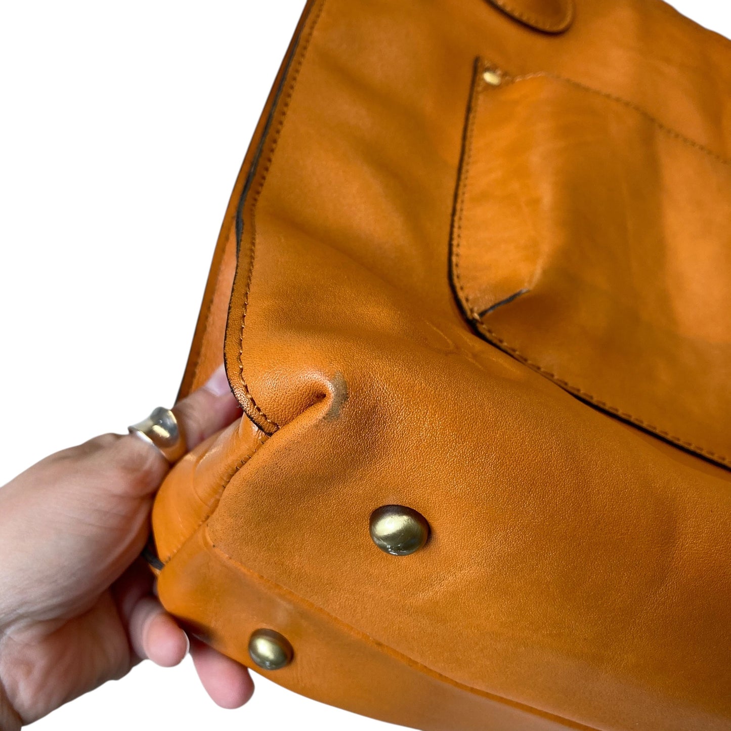 Handbag Designer By Patricia Nash In Gold, Size:Large