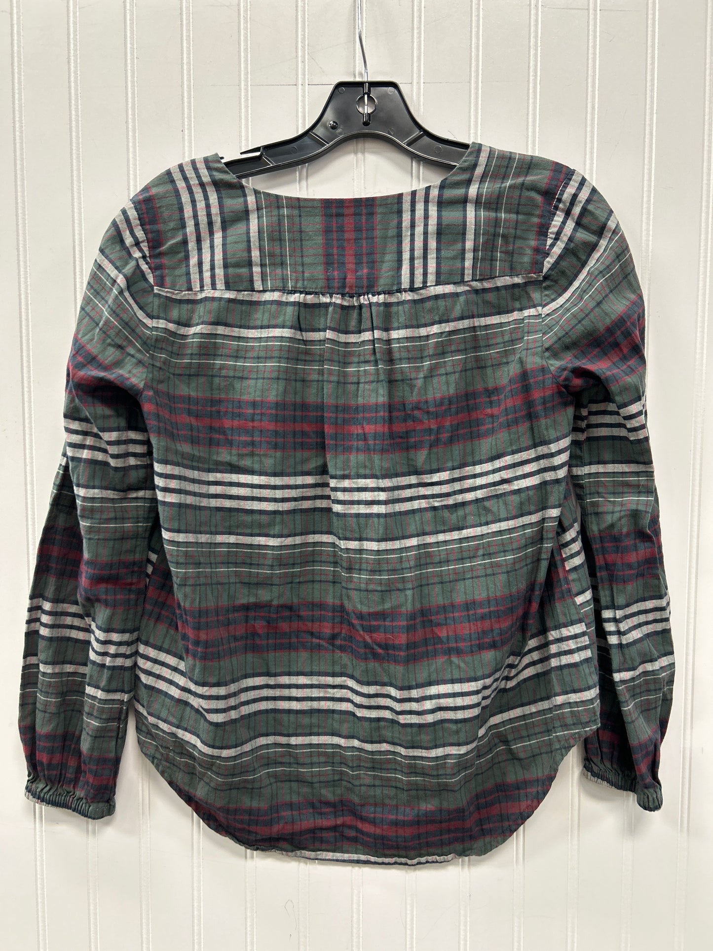 Top Ls By Madewell In Plaid Pattern, Size:Xs