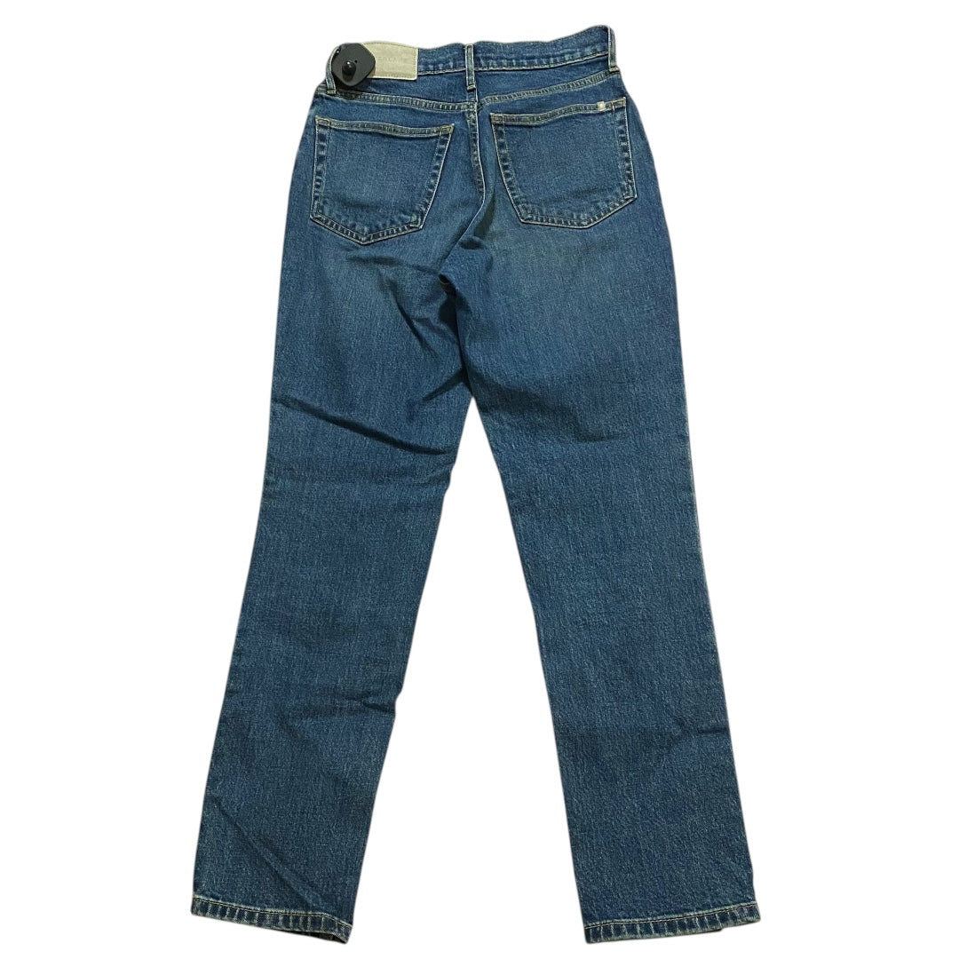 Jeans Straight By Everlane In Blue Denim, Size:0