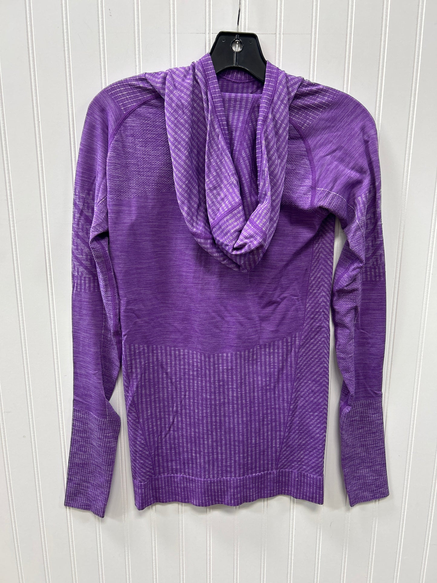 Athletic Top Ls Collar By Lululemon In Purple, Size:6