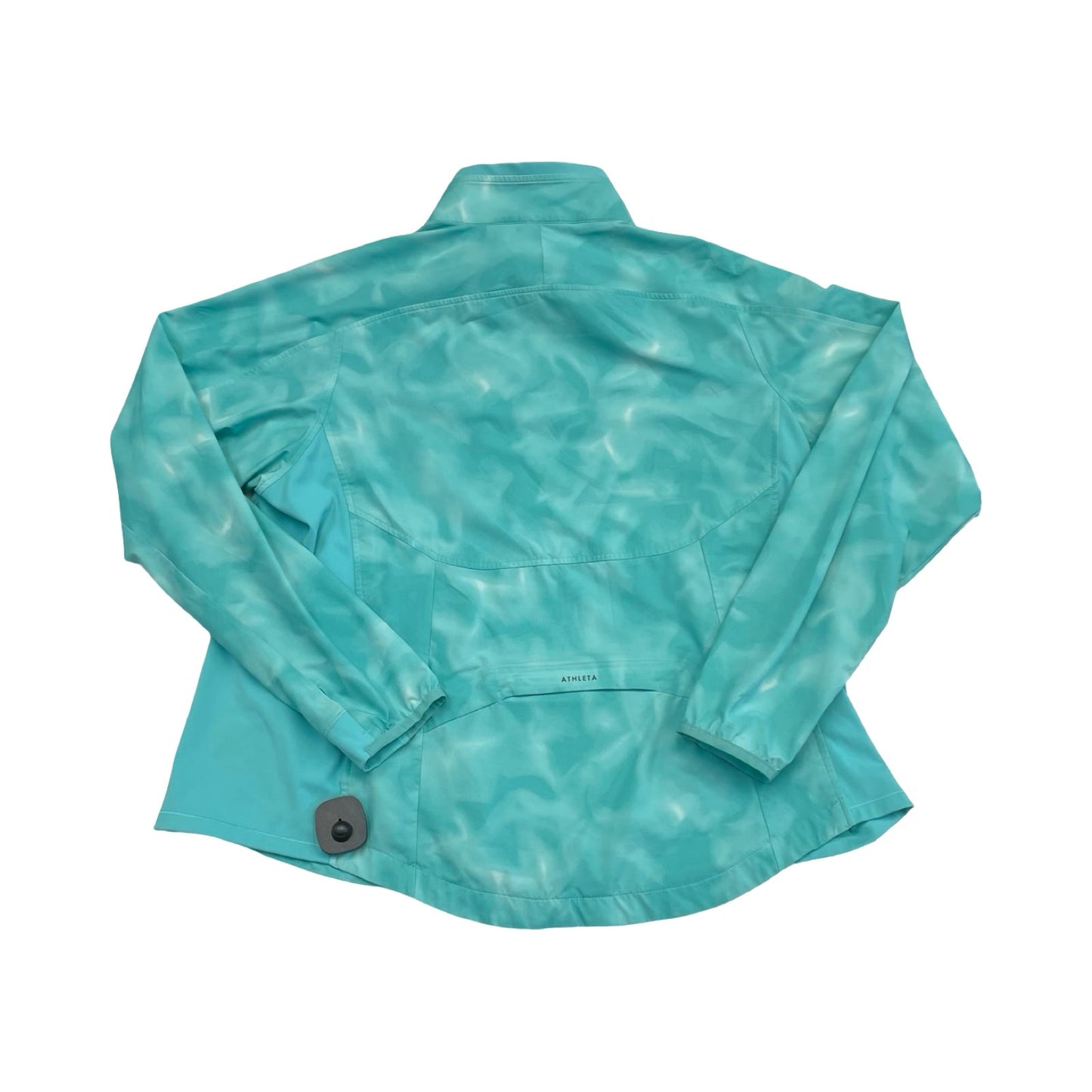 Athletic Jacket By Athleta In Blue, Size:1X
