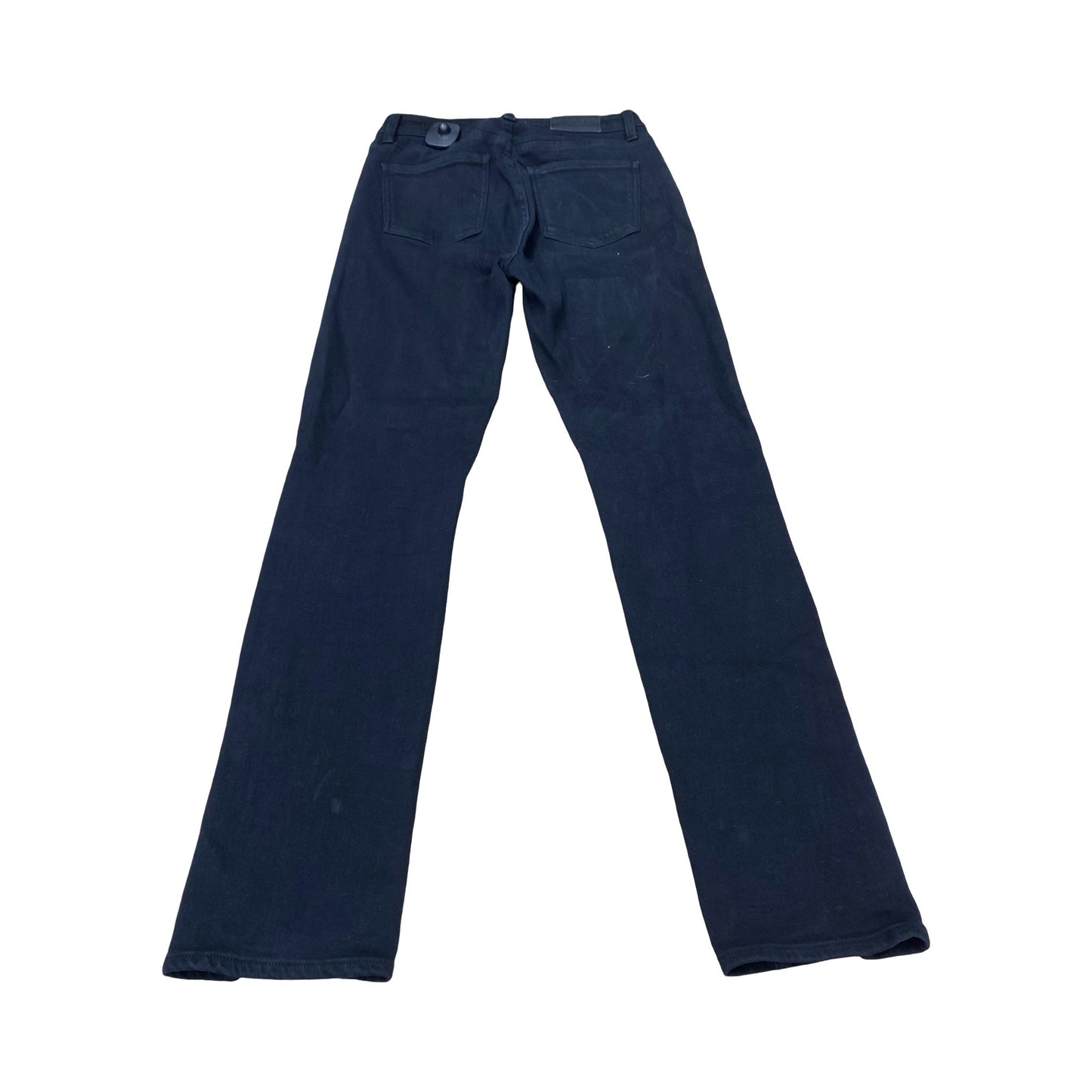 Jeans Straight By Pistola In Black Denim, Size:4