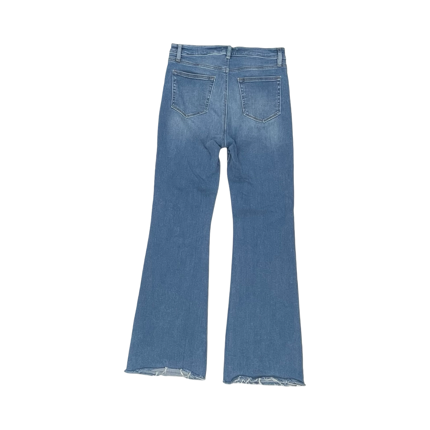 Jeans Flared By Loft In Blue Denim, Size:10