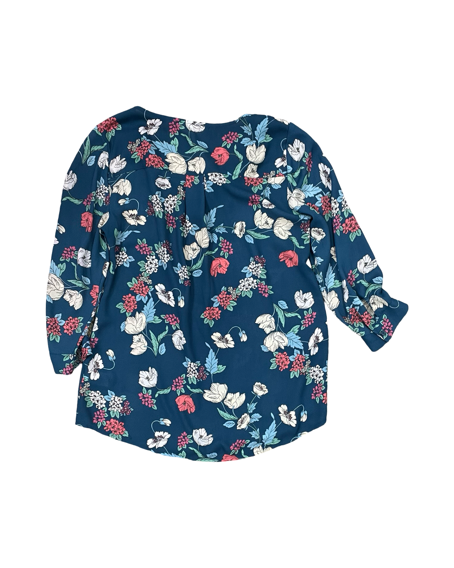 Top 3/4 Sleeve By Maurices In Blue, Size:Xs