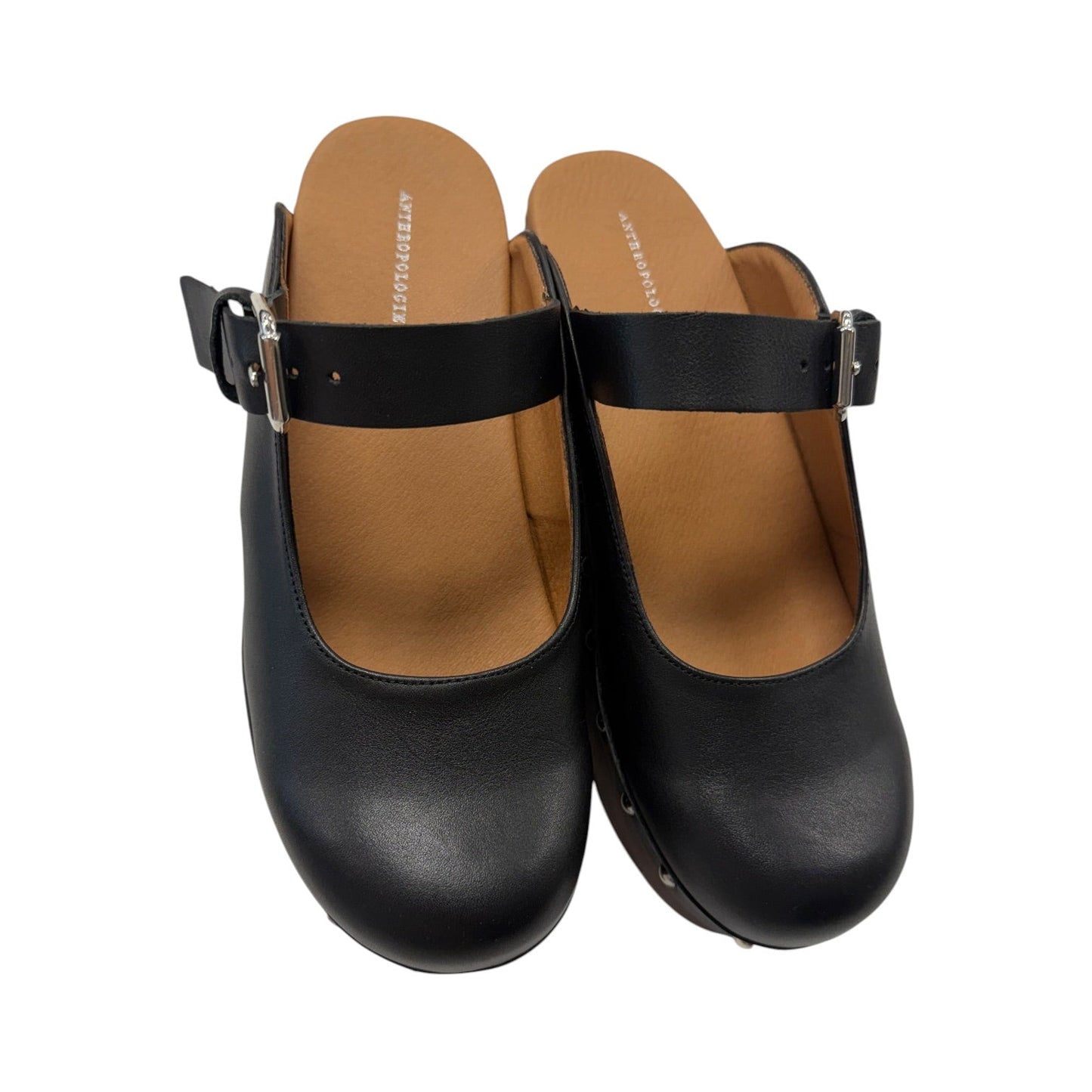 Shoes Heels Block By Anthropologie In Black, Size:7.5