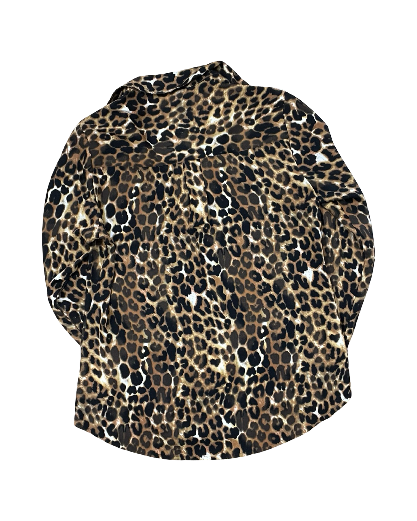 Blouse Ls By Express In Animal Print, Size:S