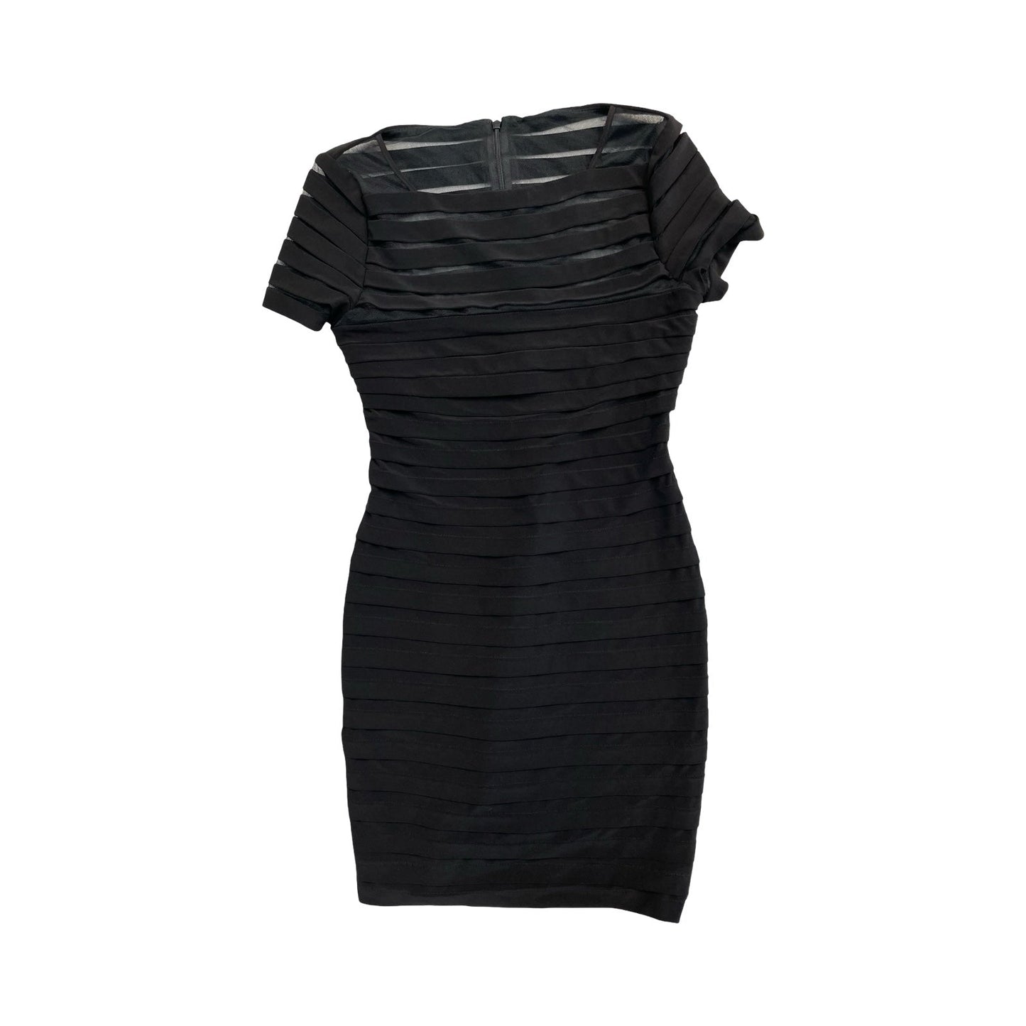 Dress Casual Midi By Adrianna Papell In Black, Size:2P