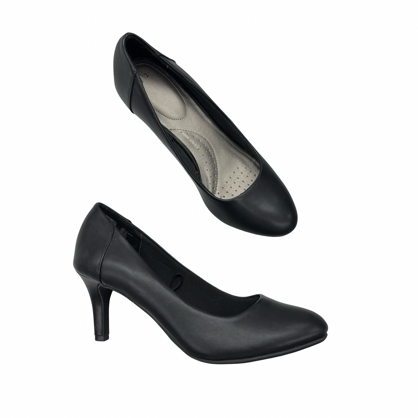 Shoes Heels Kitten By Time And Tru In Black, Size:7.5