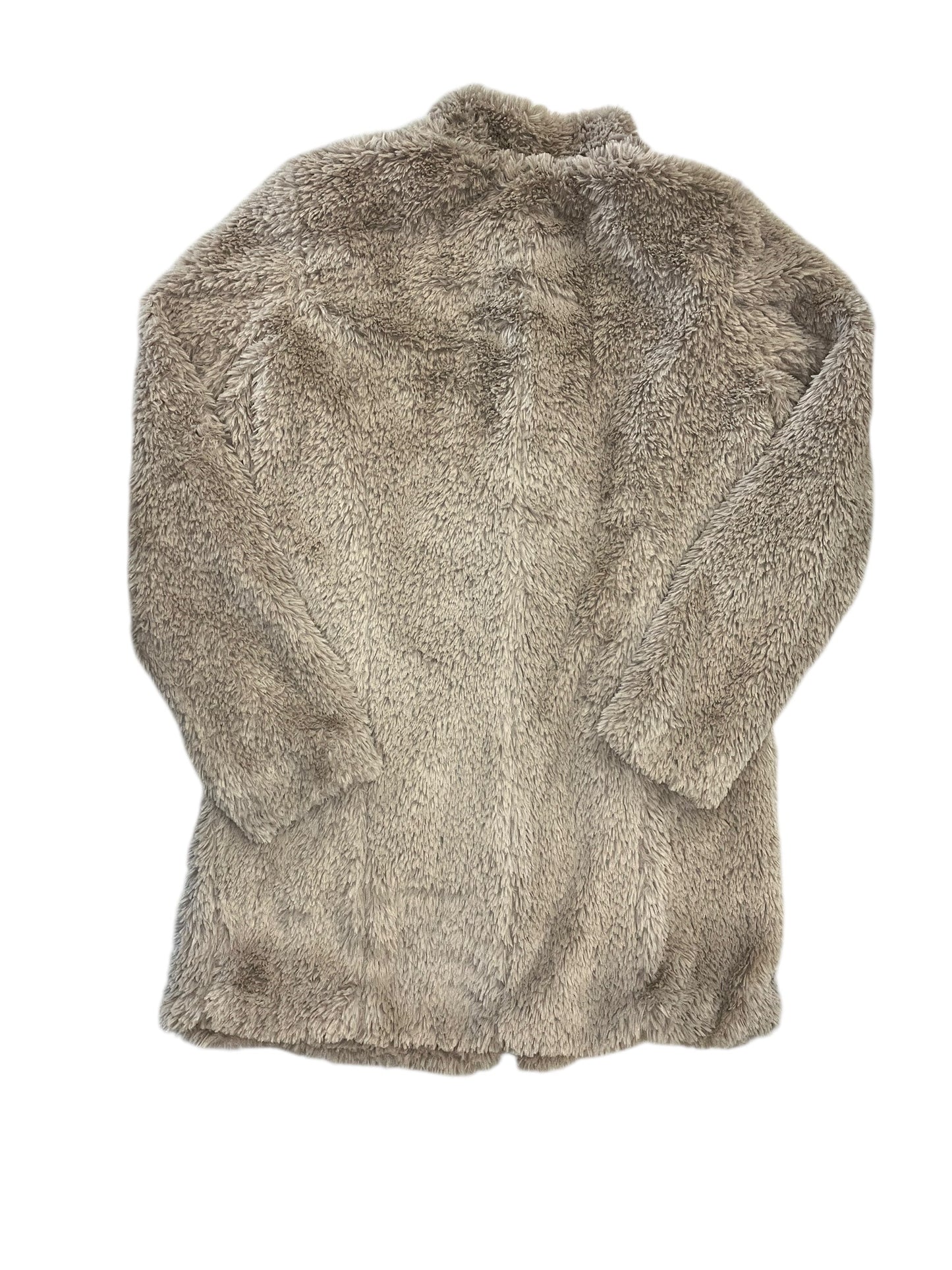 Jacket Faux Fur & Sherpa By Kenneth Cole In Taupe, Size:S