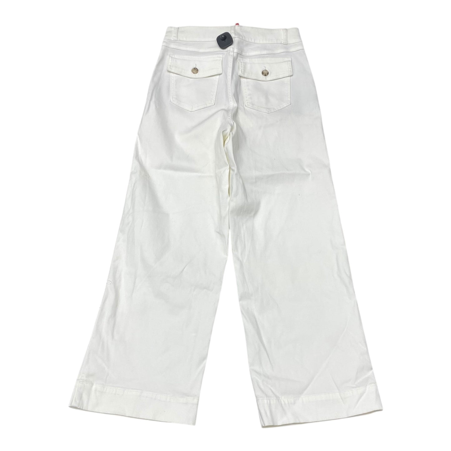 Jeans Wide Leg By Spanx In White, Size:L