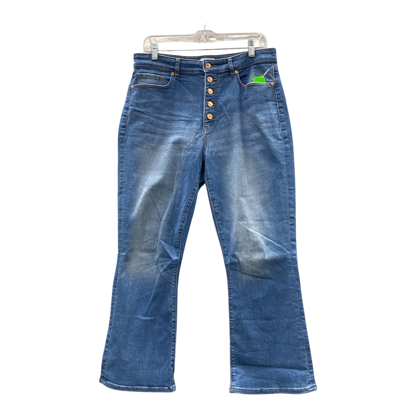 Jeans Wide Leg By Loft In Blue, Size:8