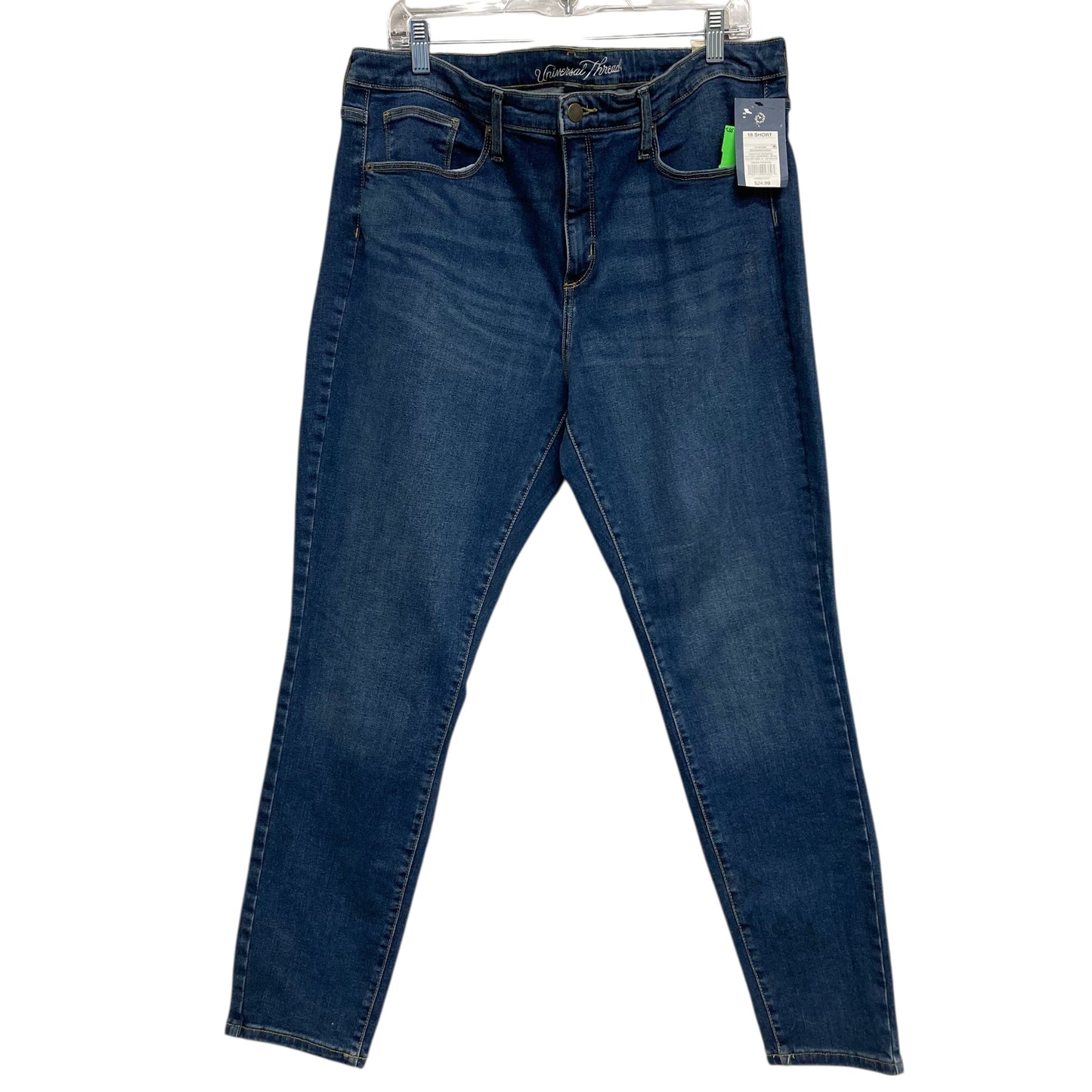 Jeans Skinny By Universal Thread In Blue Denim, Size:18
