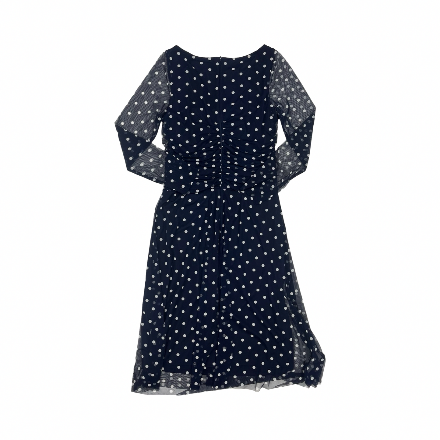 Dress Party Midi By Jessica Howard In Polkadot Pattern, Size:14