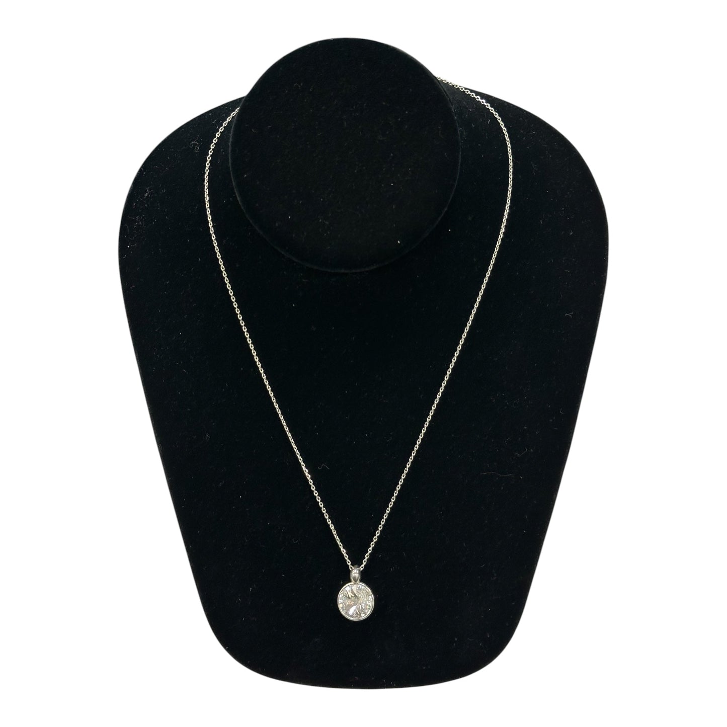 Necklace Pendant By Chicos In Silver