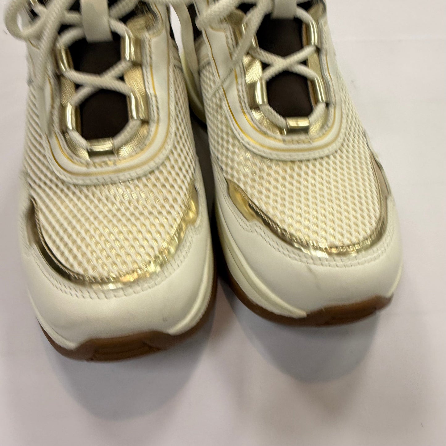 Shoes Sneakers Platform By Cmb In Cream & White, Size: 8.5