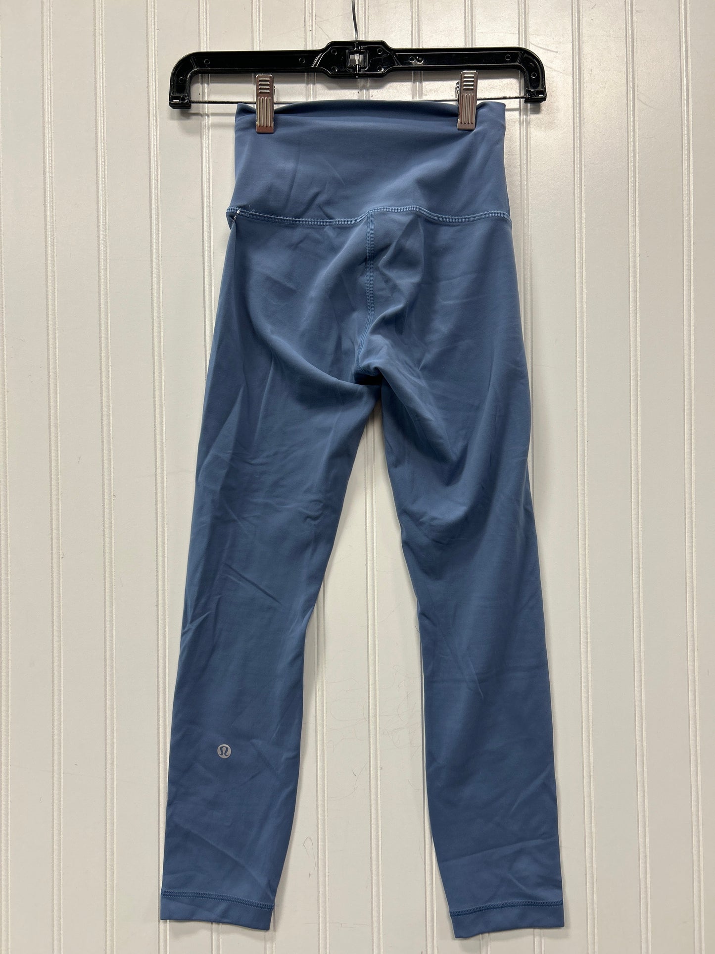 Athletic Leggings By Lululemon In Blue, Size:2
