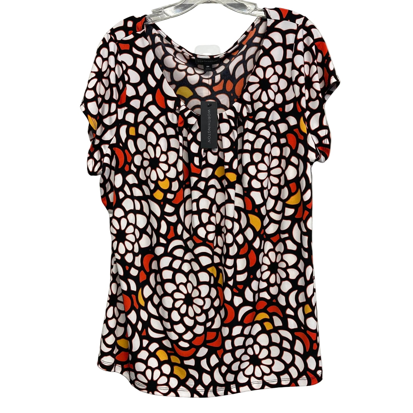 Top Ss By Worthington In Multi, Size:2X