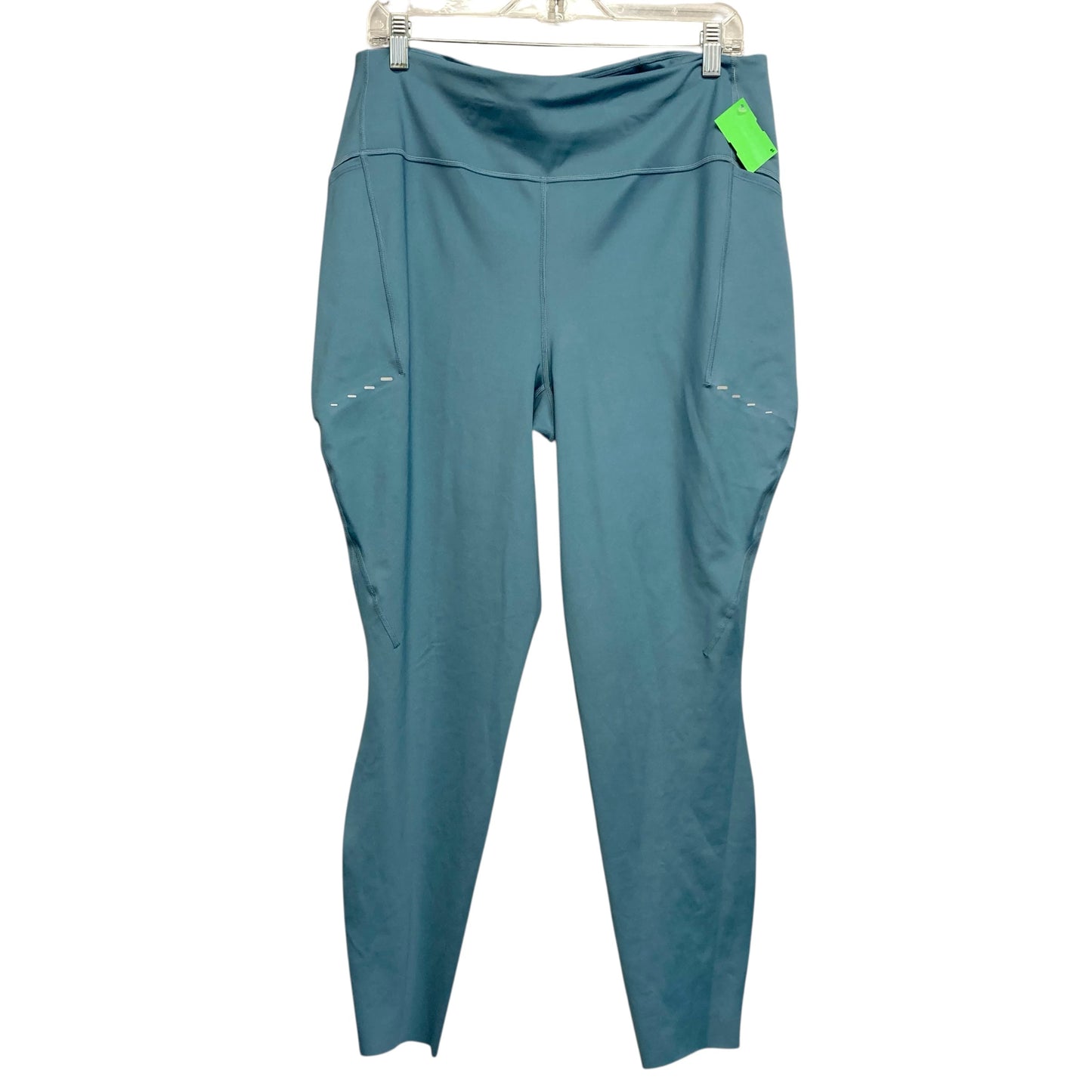 Athletic Leggings By Nike Apparel In Teal, Size:1X