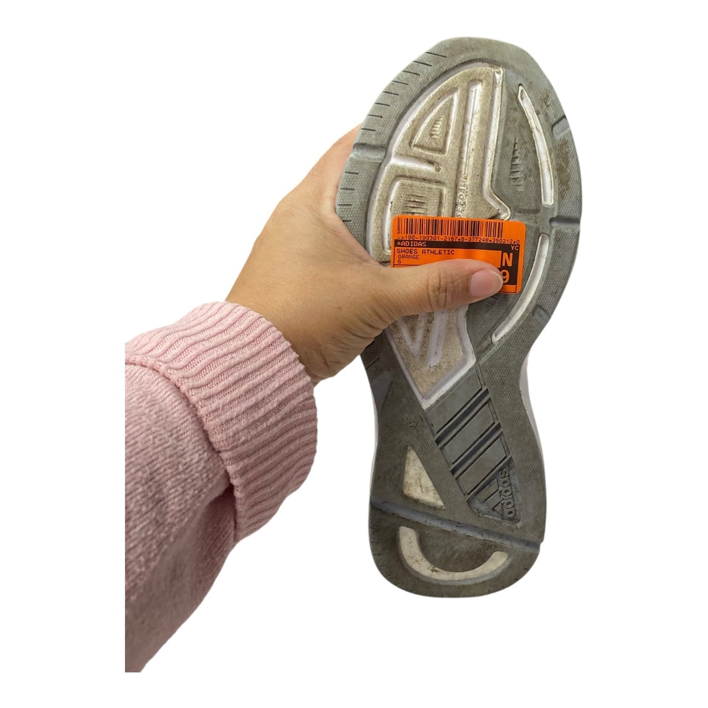 SHOES ATHLETIC by ADIDAS In ORANGE, Size: 5