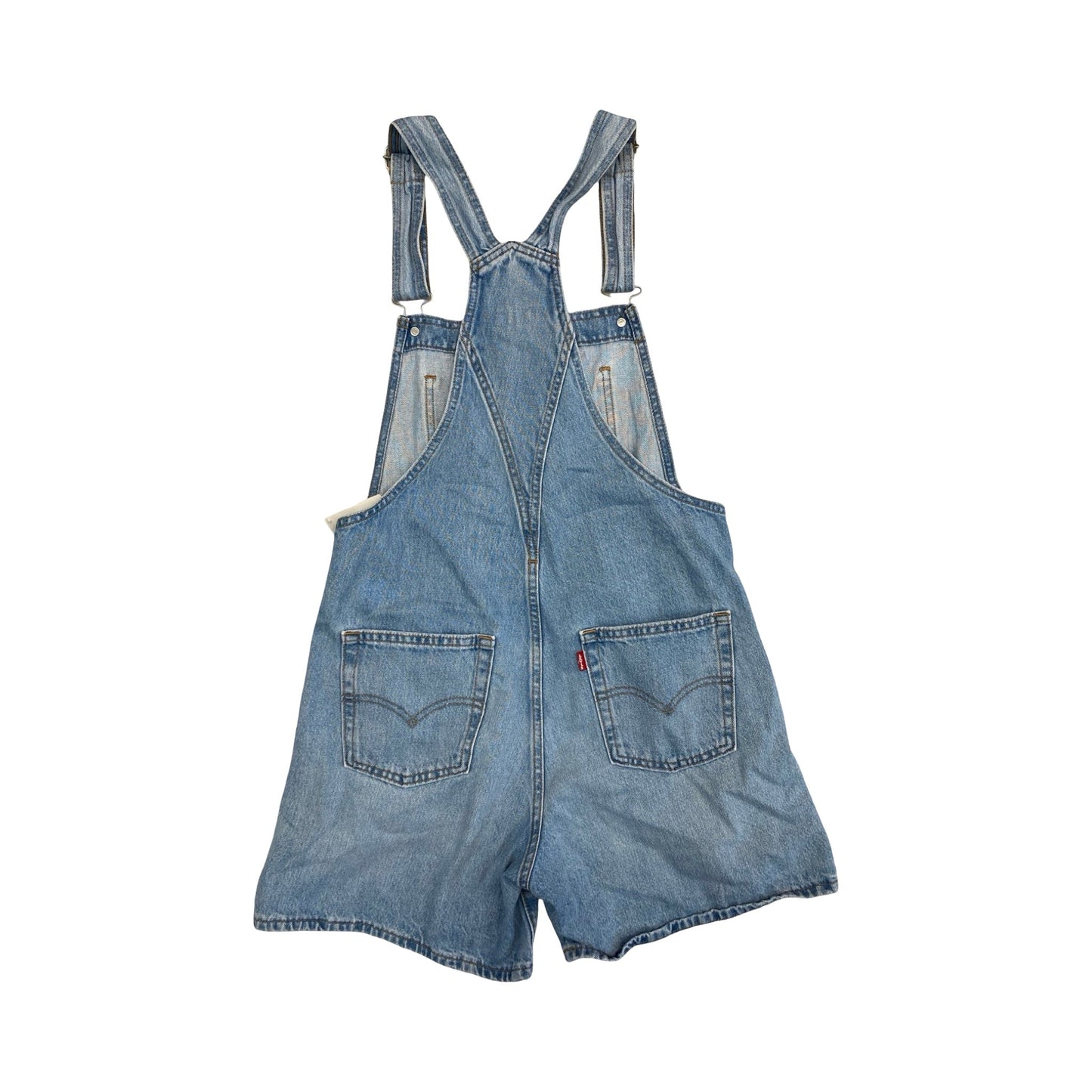 Shortalls By Levis In Blue Denim, Size:Xs