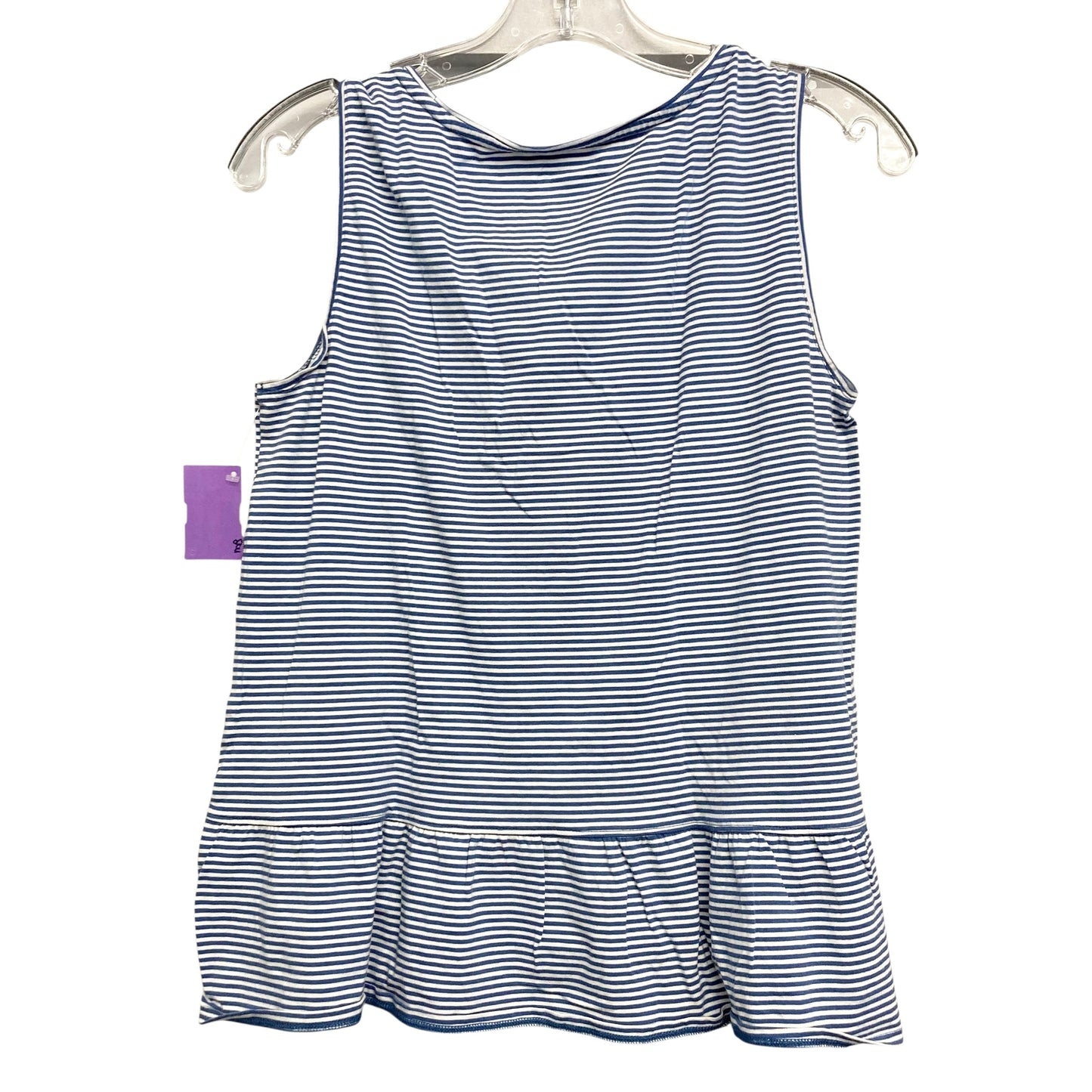 Top Sleeveless By Lands End In Striped Pattern, Size:S