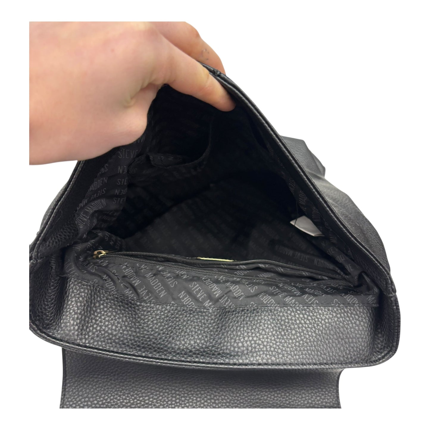 Backpack By Steve Madden In Black, Size:Medium