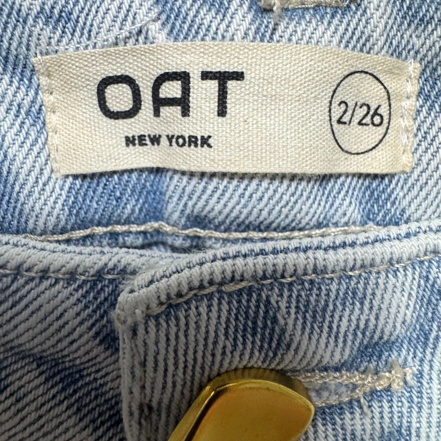 Jeans Boyfriend By Oat In Blue Denim, Size: 2