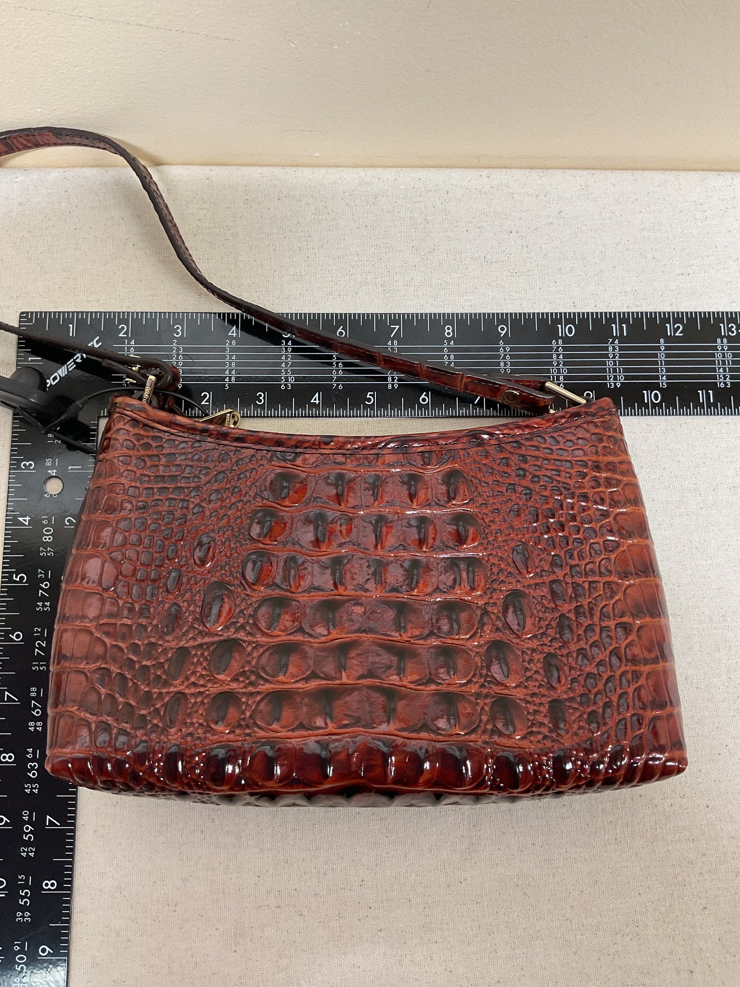 Handbag Designer By Brahmin In Brown, Size:Small