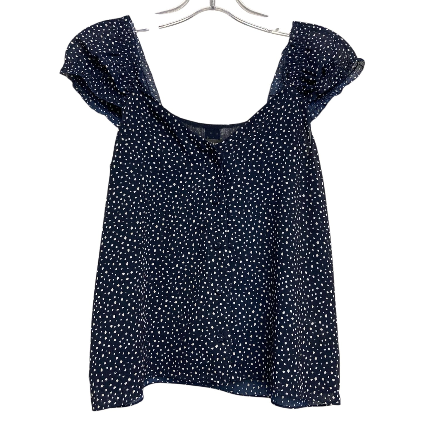 Top Sleeveless By J. Crew In Polkadot Pattern, Size:Xs