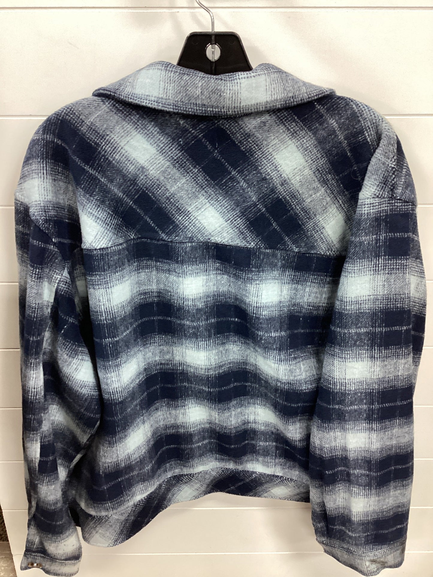 Jacket Fleece By Time And Tru In Blue, Size:M