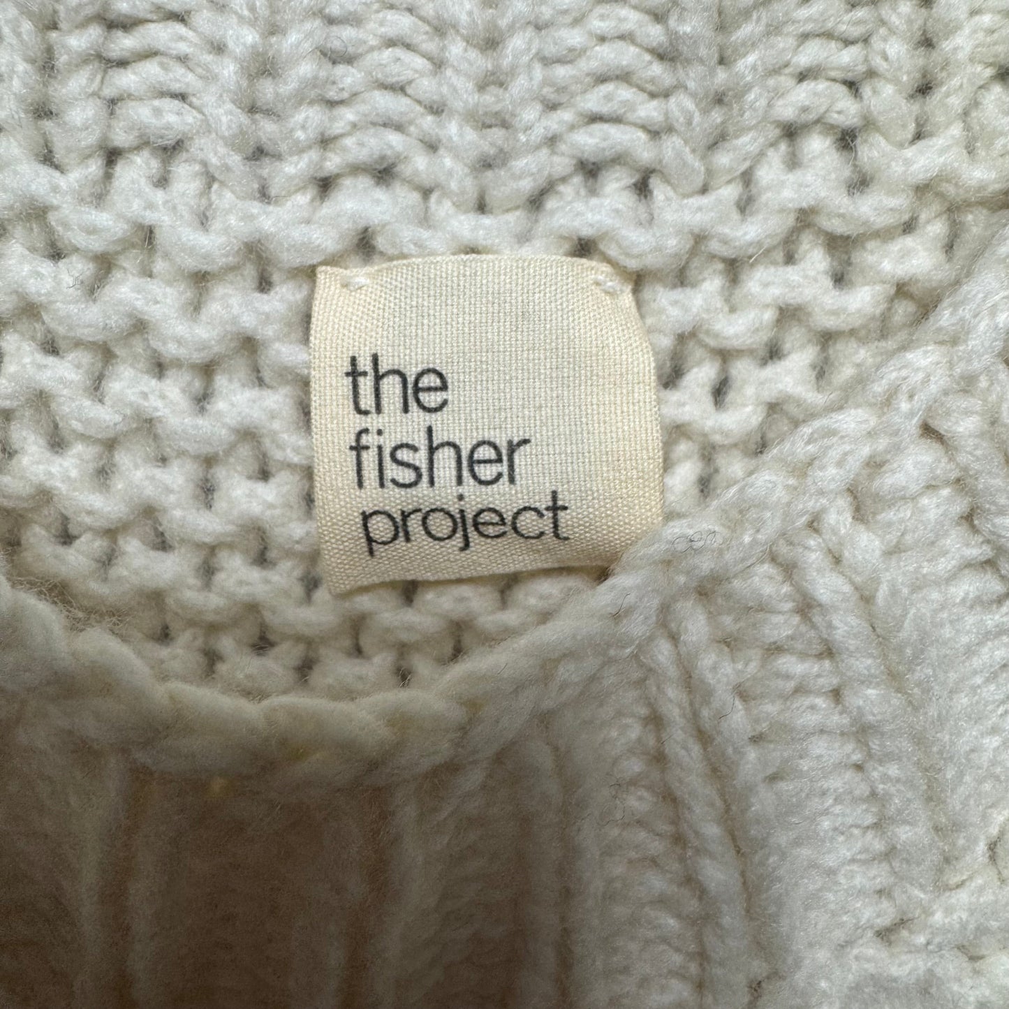 Sweater By The Fisher Project In Cream, Size: M ESTIMATED