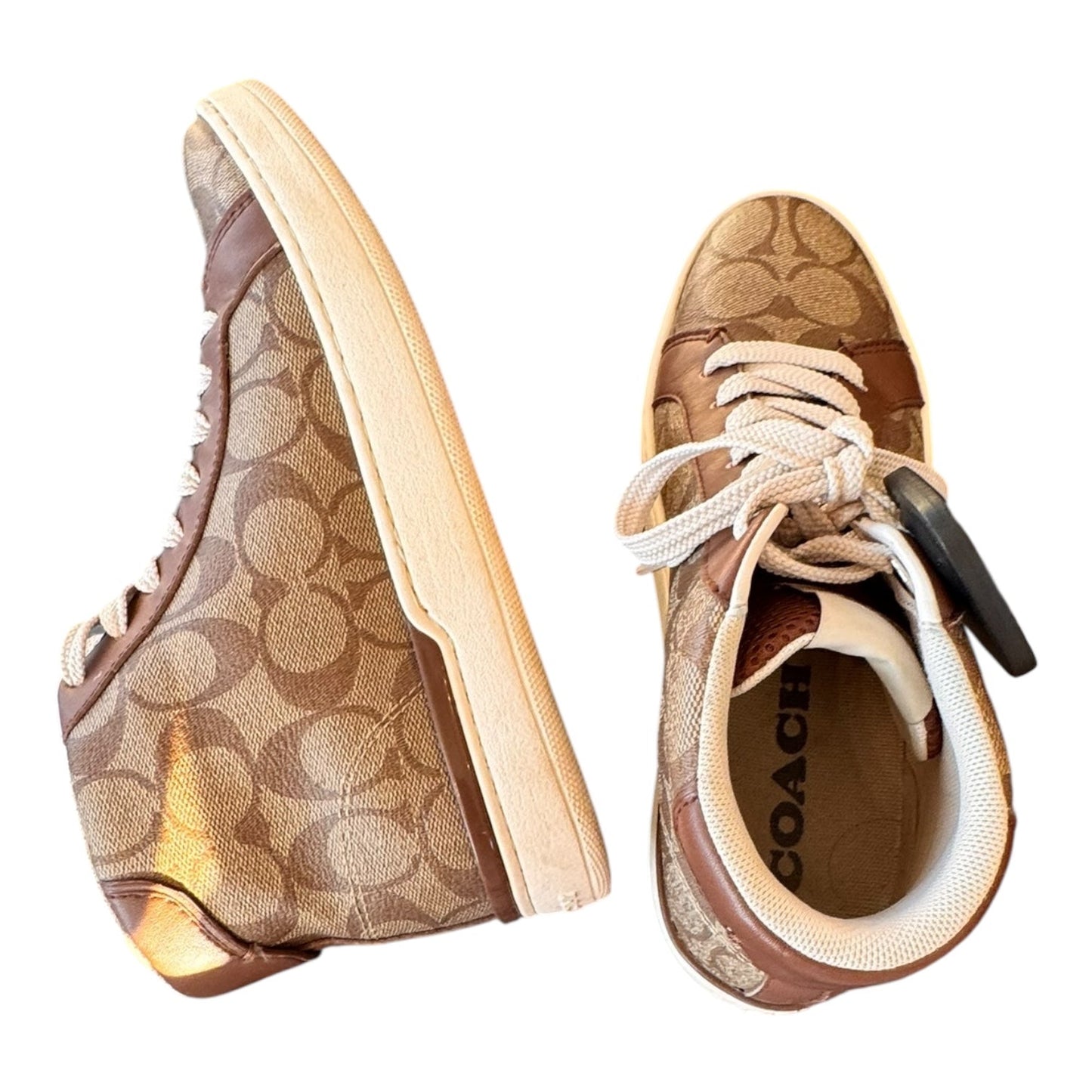 Shoes Designer By Coach In Brown, Size:7