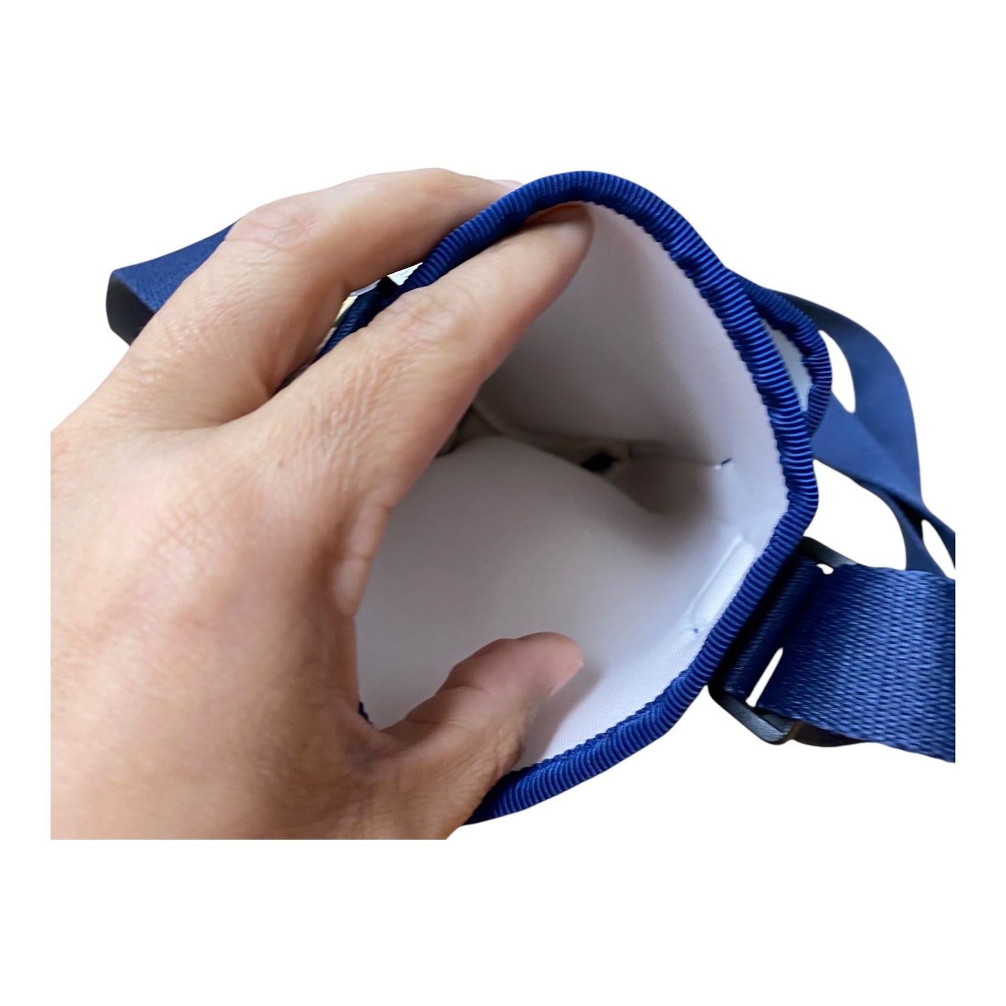 CROSSBODY by BRIGHTON In BLUE & WHITE, Size: SMALL