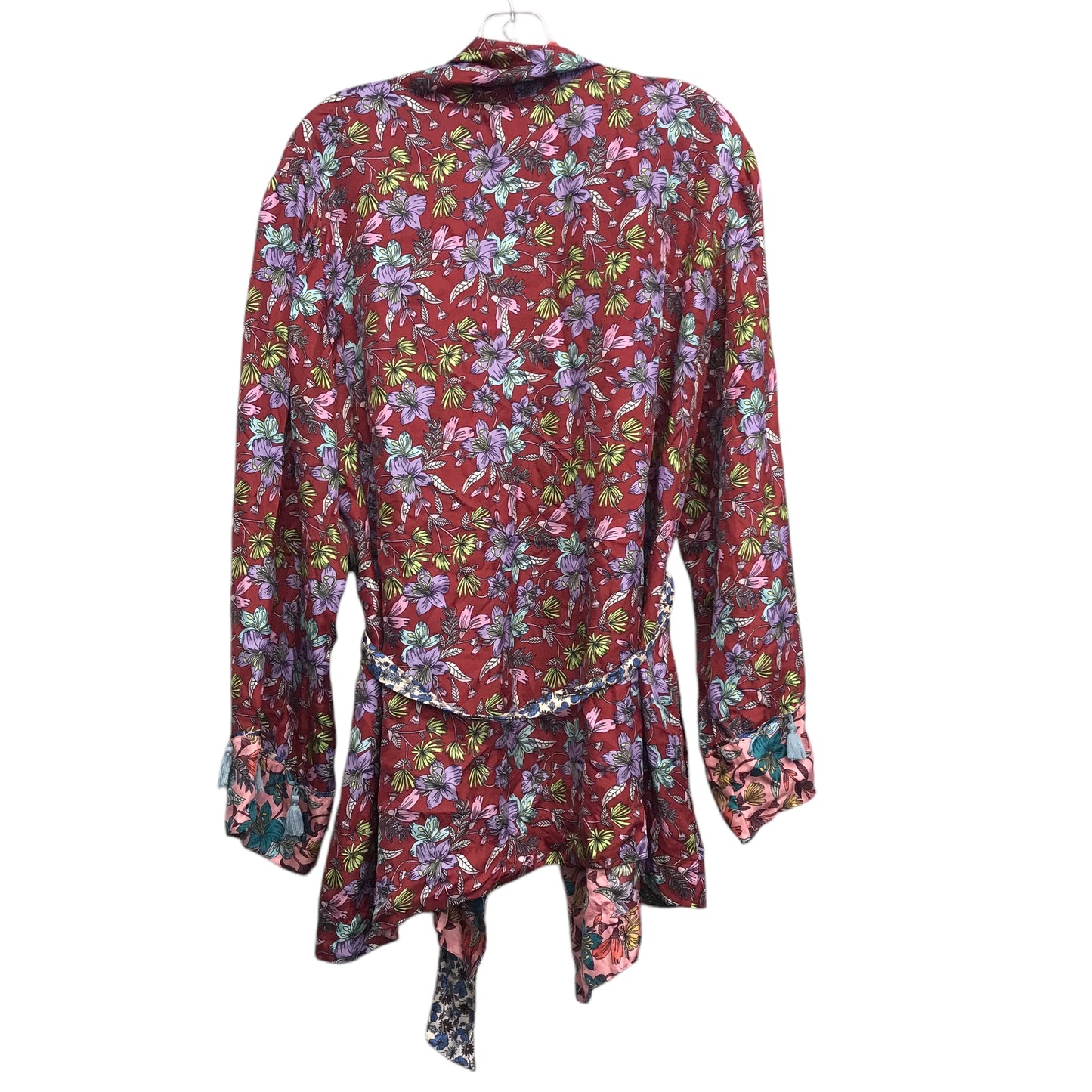 Top Ls By Johnny Was In Floral Print, Size:Xl