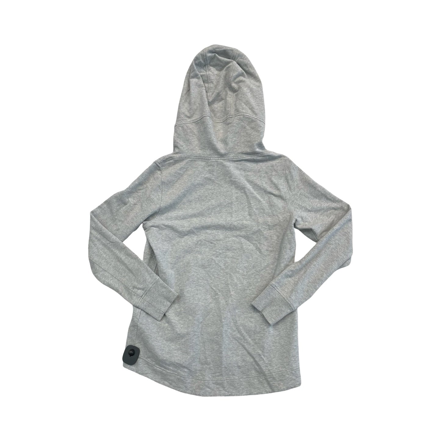 Athletic Sweatshirt Hoodie By Lululemon In Grey, Size:S