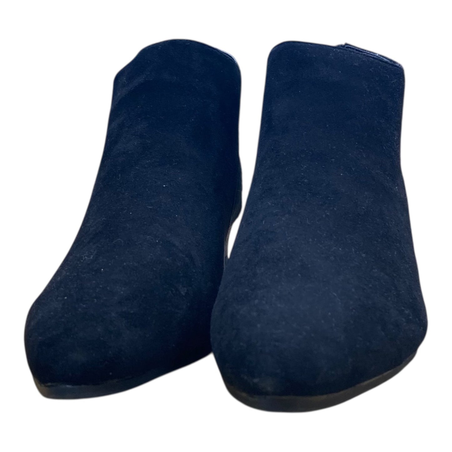 Boots Ankle Heels By Seven 7 In Black, Size:7